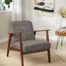 Upholstery Fabric Fine Texture – stone grey,  thumbnail number 4