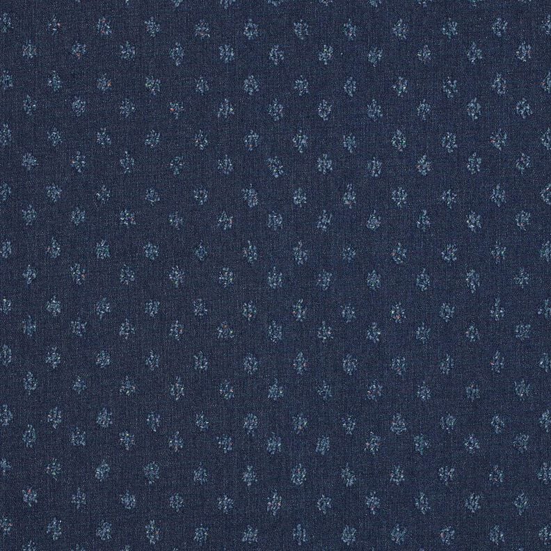Denim cotton blend dobby – midnight blue,  image number 1