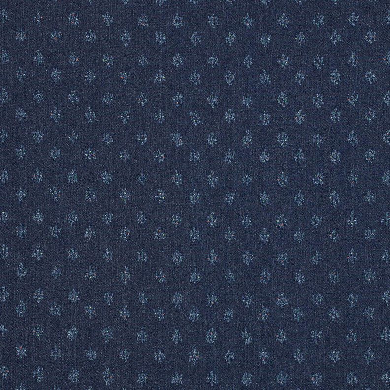 Denim cotton blend dobby – midnight blue, image number 1