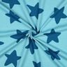 Comfy Sweatshirt stars | Poppy Fabrics – brilliant blue/ocean blue,  thumbnail number 3