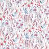 Decor Fabric Cotton Poplin Wildflowers – purple/petrol,  thumbnail number 1