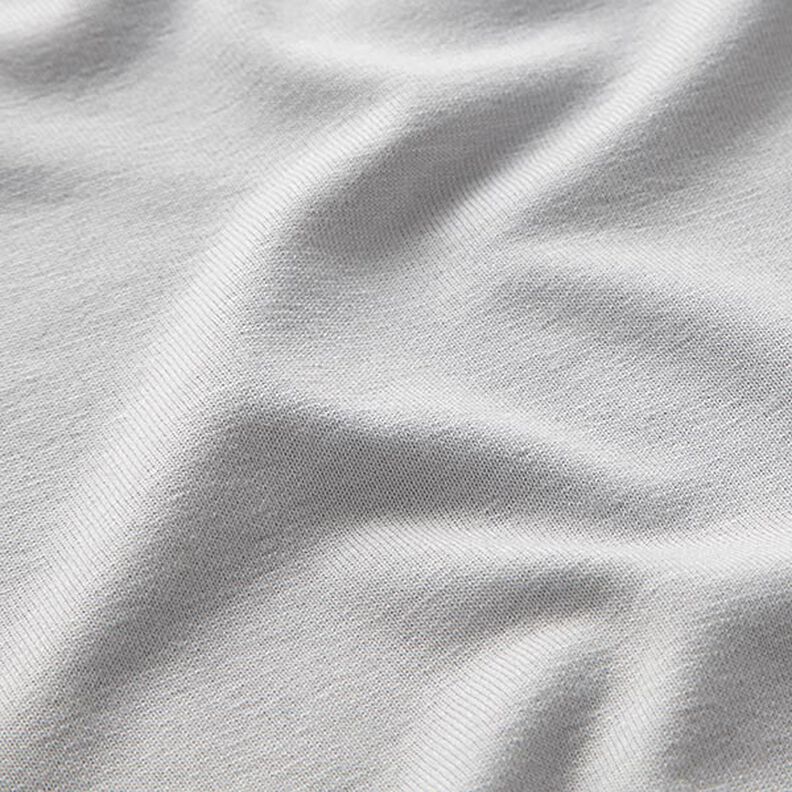 Lightweight Viscose Jersey – light grey,  image number 3