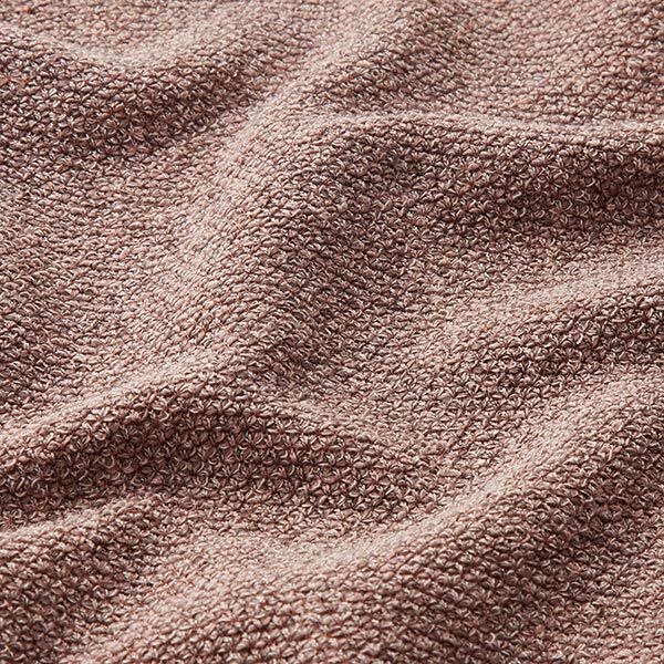 Mottled Bouclé Knit – dark dusky pink,  image number 2