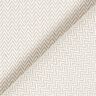 Decor Fabric Jacquard Subtle Chevron – dark beige,  thumbnail number 3