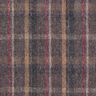 Plaid Pure New Wool Blend – dark taupe,  thumbnail number 1