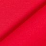 Light Cotton Sweatshirt Fabric Plain – red,  thumbnail number 5
