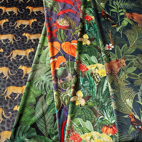Decor Velvet Premium Dark Jungle,  image number 6