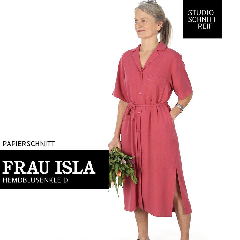 FRAU ISLA Shirt dress with lapel collar | Studio Schnittreif | XS-XXL,  image number 1