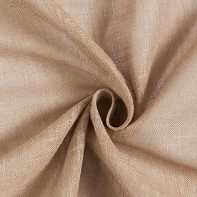 Curtain Fabric Voile Linen Look 300 cm – dune, 