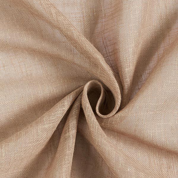 Curtain Fabric Voile Linen Look 300 cm – dune,  image number 1