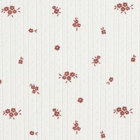 Ajour Cotton Jersey Country house flowers – ivory, 