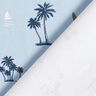 Cotton Jersey Hawaii Feeling – silver blue,  thumbnail number 4