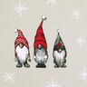 French Terry Panel Three Christmas Elves – beige,  thumbnail number 6