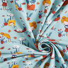Cotton Jersey Cuddly Cats – sky blue,  thumbnail number 3