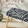 Upholstery Fabric Jacquard Zebra – white/black,  thumbnail number 8