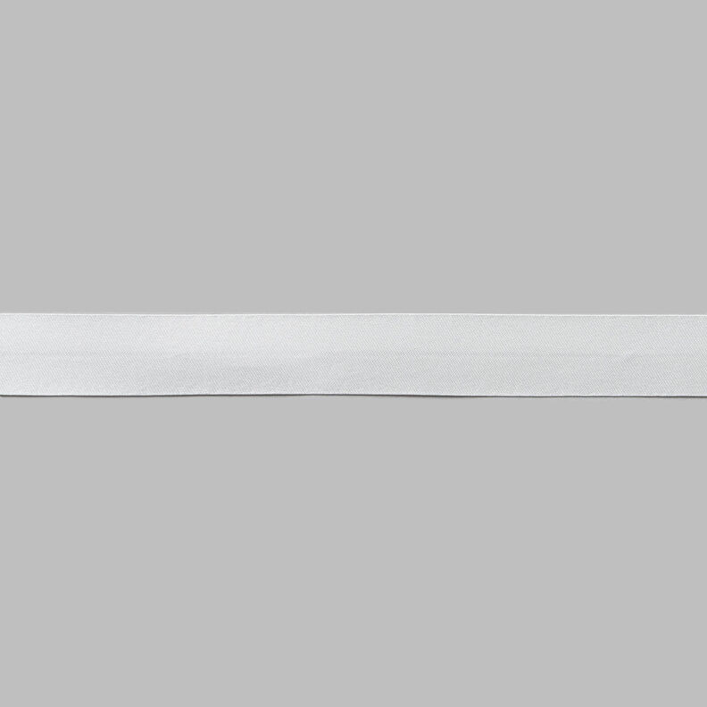 Bias binding Satin [20 mm] – light grey,  image number 1