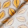 Cotton Cretonne artistic leaves – curry yellow,  thumbnail number 4