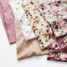 Double Gauze/Muslin Watercolour Roses Digital Print – white,  thumbnail number 6