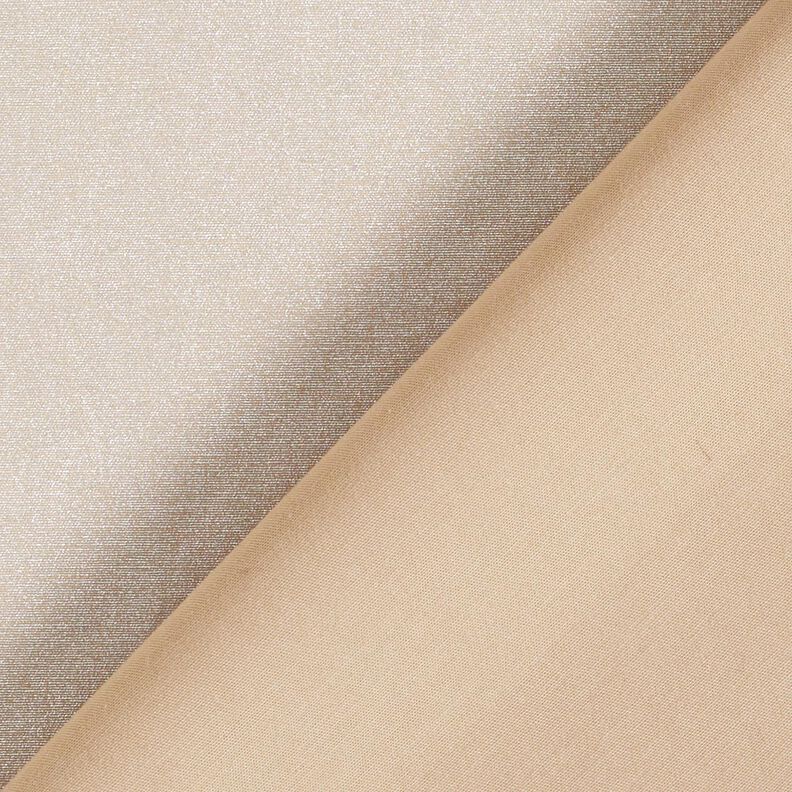 Stretch shimmer trouser fabric – metallic gold/beige,  image number 3