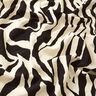 Viscose crepe zebra print – black/ivory,  thumbnail number 2