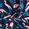 Cotton Jersey Flamingo | Glitzerpüppi – midnight blue/light pink,  thumbnail number 3