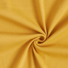 Fine rib Cotton Jersey – mustard | Remnant 80cm, 