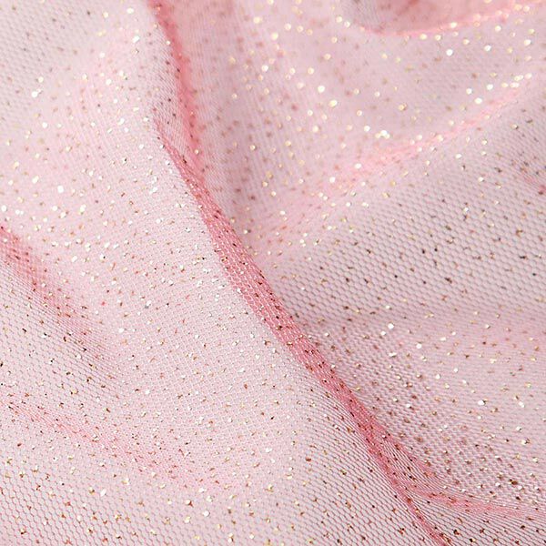 Royal Glitter Tulle – dusky pink/gold,  image number 2
