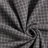 Jacquard knit brushed grid check – dark grey,  thumbnail number 4