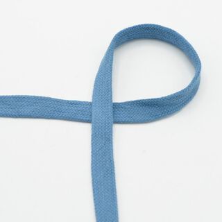 Flat cord Hoodie Cotton [15 mm] – dove blue, 