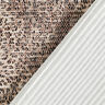 pleated leopard print pattern satin – light beige,  thumbnail number 4