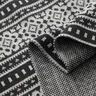 Knitted jacquard Norwegian stripes – light grey/black,  thumbnail number 3
