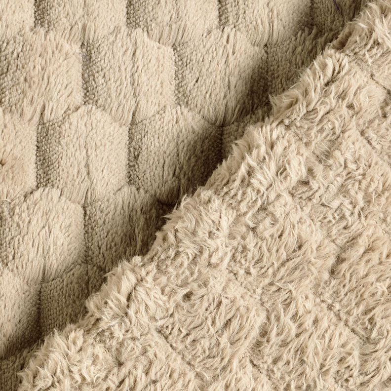 Faux Fur Honeycomb – anemone, image number 4
