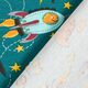 Cotton Jersey Dinosaurs in Space – petrol,  thumbnail number 4