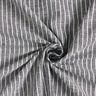 Linen Cotton Blend broad stripes – black/white,  thumbnail number 3