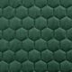 Upholstery Fabric Velvet Honeycomb Quilt – dark green,  thumbnail number 1