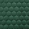 Upholstery Fabric Velvet Honeycomb Quilt – dark green,  thumbnail number 1