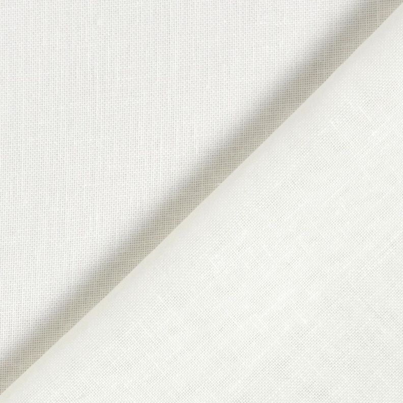 Curtain Fabric Linen Blend Plain – offwhite, image number 4