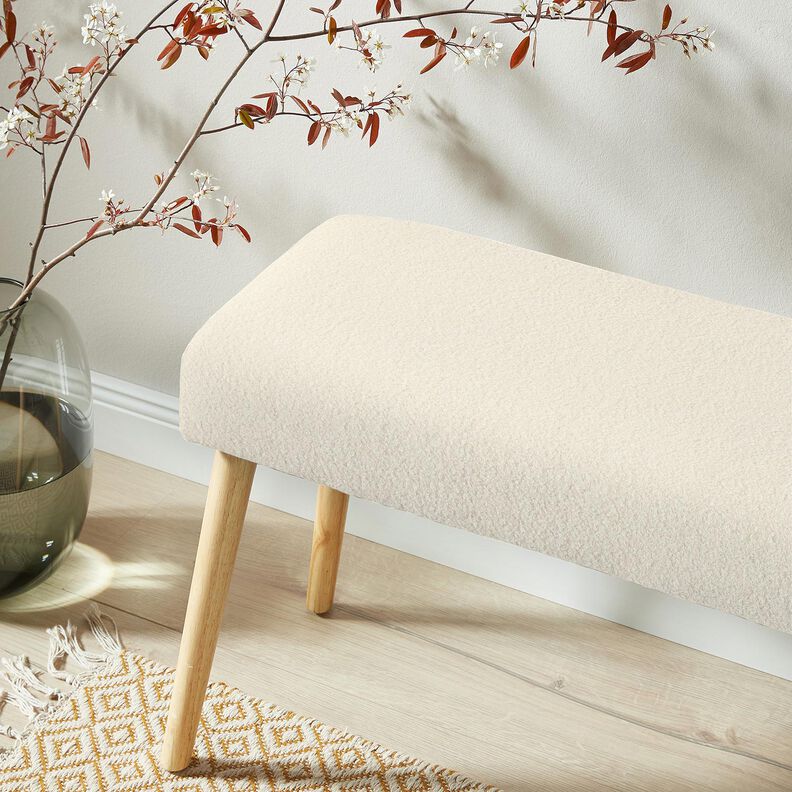 Upholstery Fabric Teddy soft – natural, image number 5