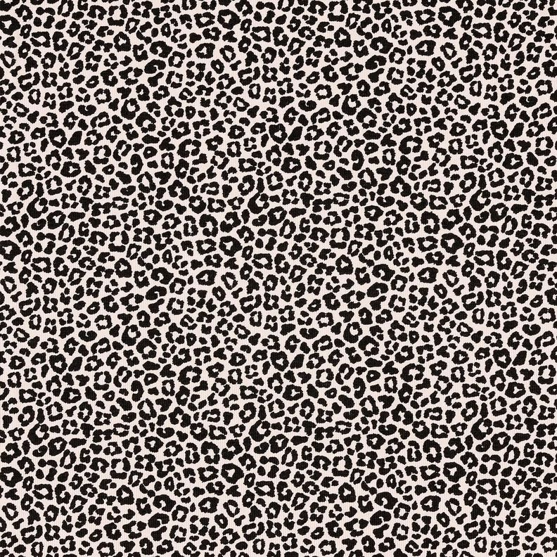 Cotton Jersey Mini Leopard Print – natural/black,  image number 1