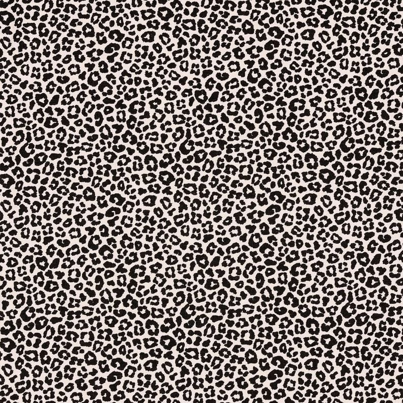 Cotton Jersey Mini Leopard Print – natural/black, image number 1