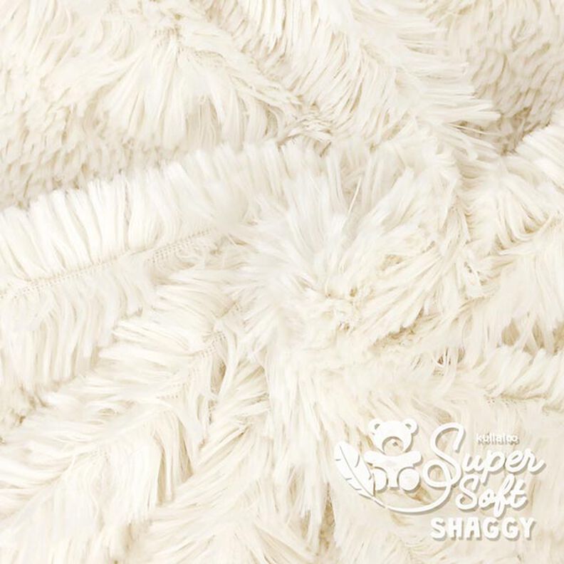 SHAGGY Plush [1 M X 0,75 M | Flor: 20 MM] - off-white | Kullaloo,  image number 4