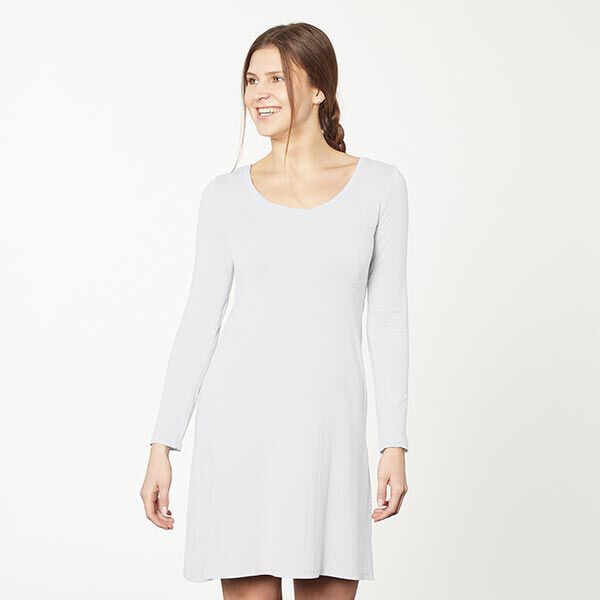 Medium Cotton Jersey Plain – white,  image number 6