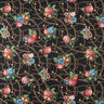 Decor Fabric Tapestry Fabric Christmas Tree Baubles – black/green,  thumbnail number 1