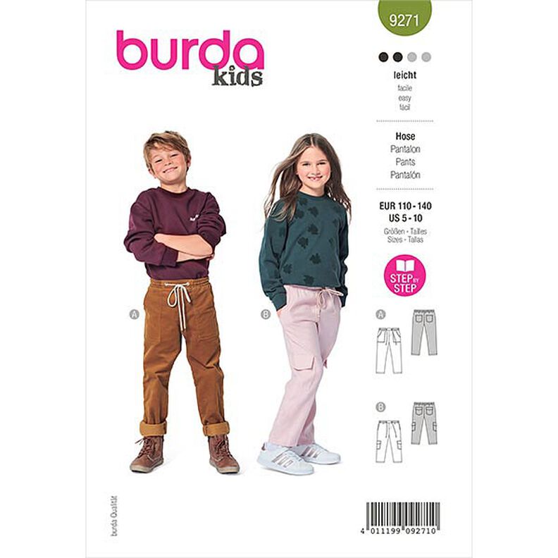 Jogging Pants, Burda 9271 | 110-140,  image number 1