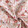 Double Gauze/Muslin folkloric flowers – natural/red,  thumbnail number 3
