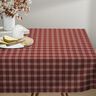 Decor Fabric Half Panama classic check – burgundy/natural,  thumbnail number 8