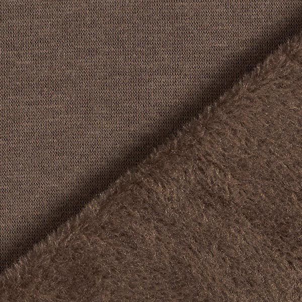 Alpine Fleece Comfy Sweatshirt Plain – medium brown,  image number 5