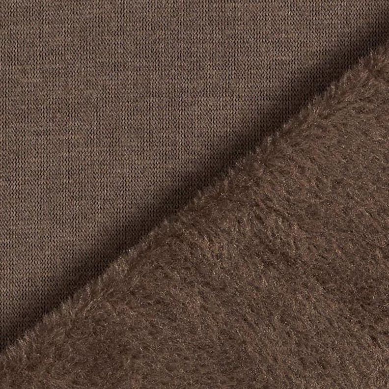 Alpine Fleece Comfy Sweatshirt Plain – medium brown,  image number 5
