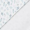 Cotton Jersey delicate watercolour branches and flowers Digital Print – ivory/denim blue,  thumbnail number 4
