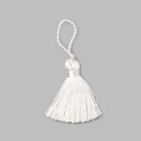 Twist Tassel [40 mm] - white, 